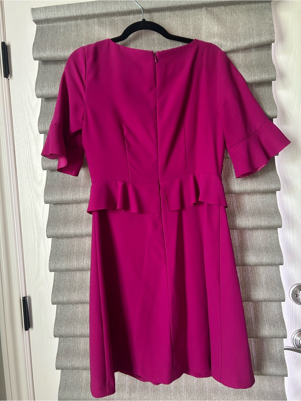 Banana Republic Magenta Ruffle Peplum Midi Dress - Picture 5 of 5